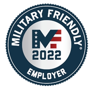 2022 Military Friendly Employer badge